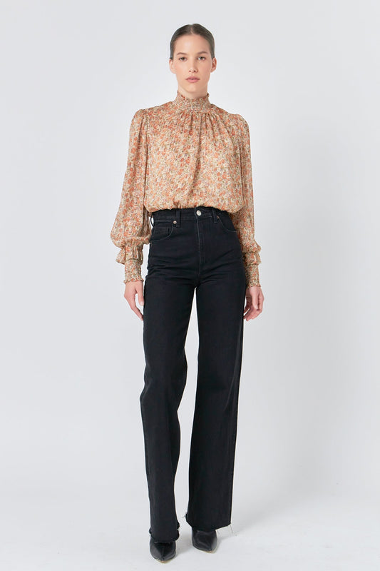 Endless Rose Recommended | Floral Chiffon Top