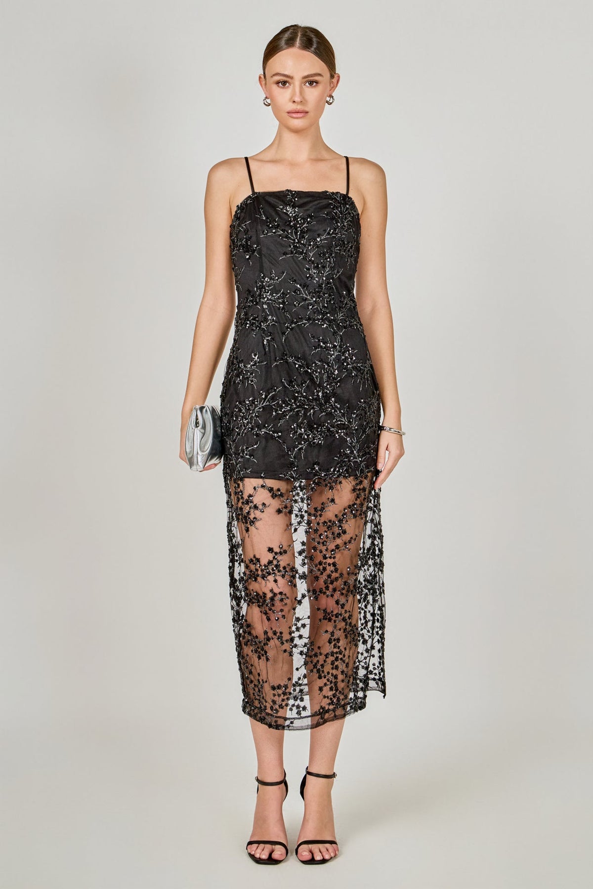 Endless Rose Great Value | Sequined Embroidered Cocktail Dress