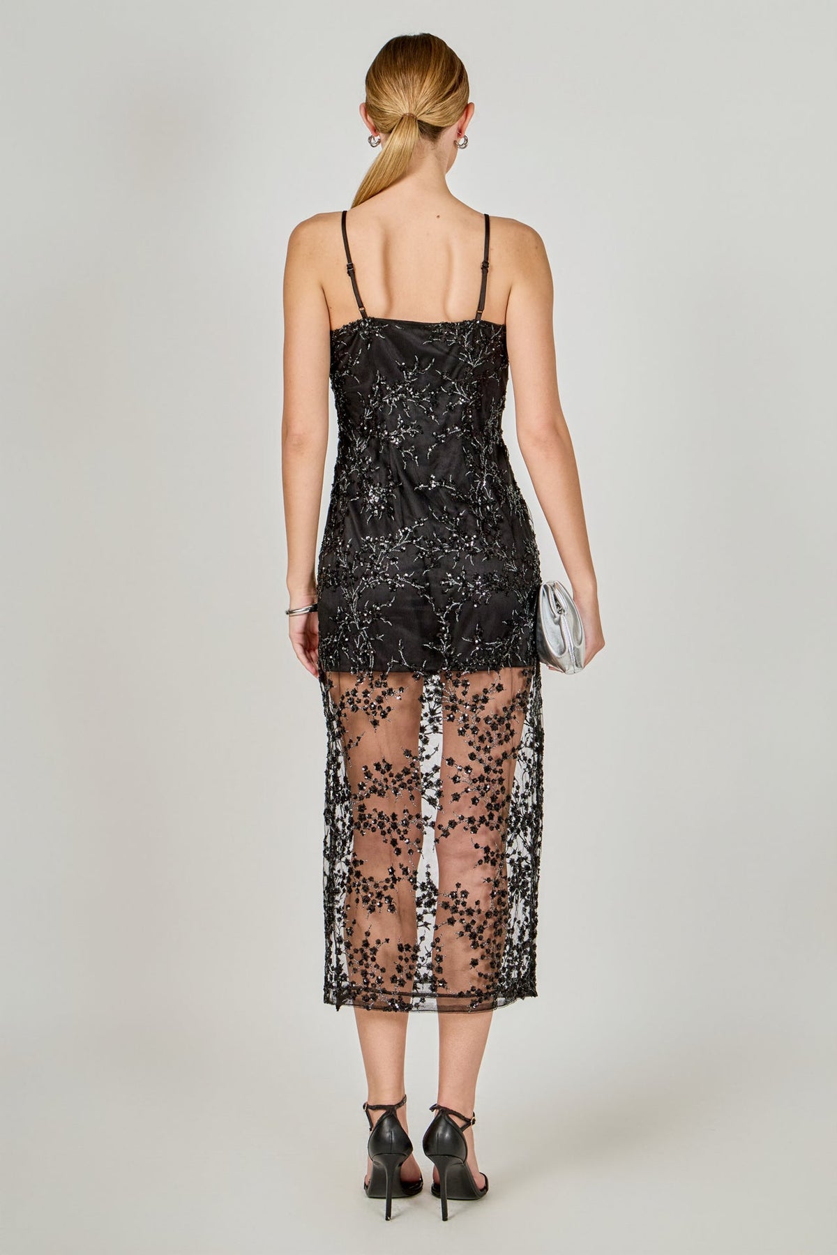 Endless Rose Great Value | Sequined Embroidered Cocktail Dress