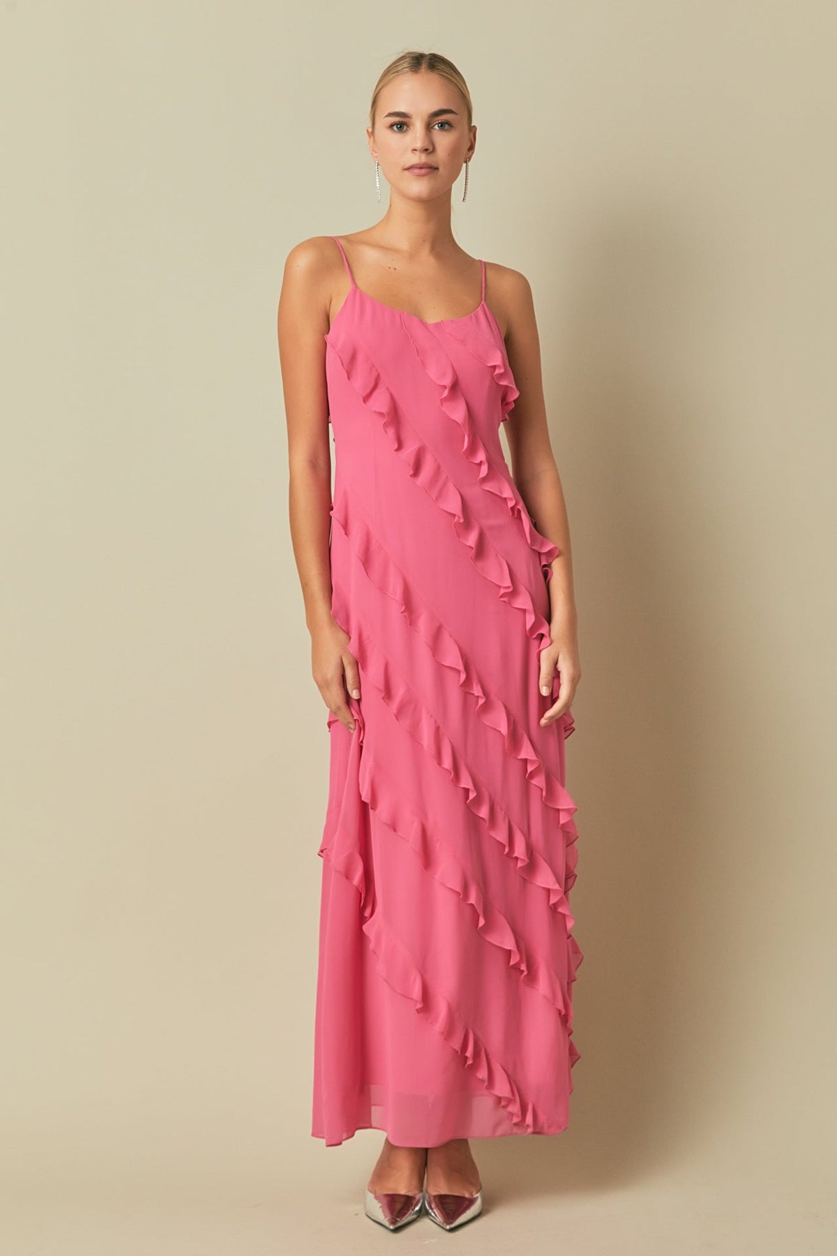 Endless Rose Hot Sale | Slip Ruffled Dress