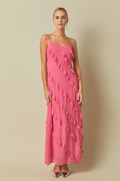 Endless Rose Hot Sale | Slip Ruffled Dress