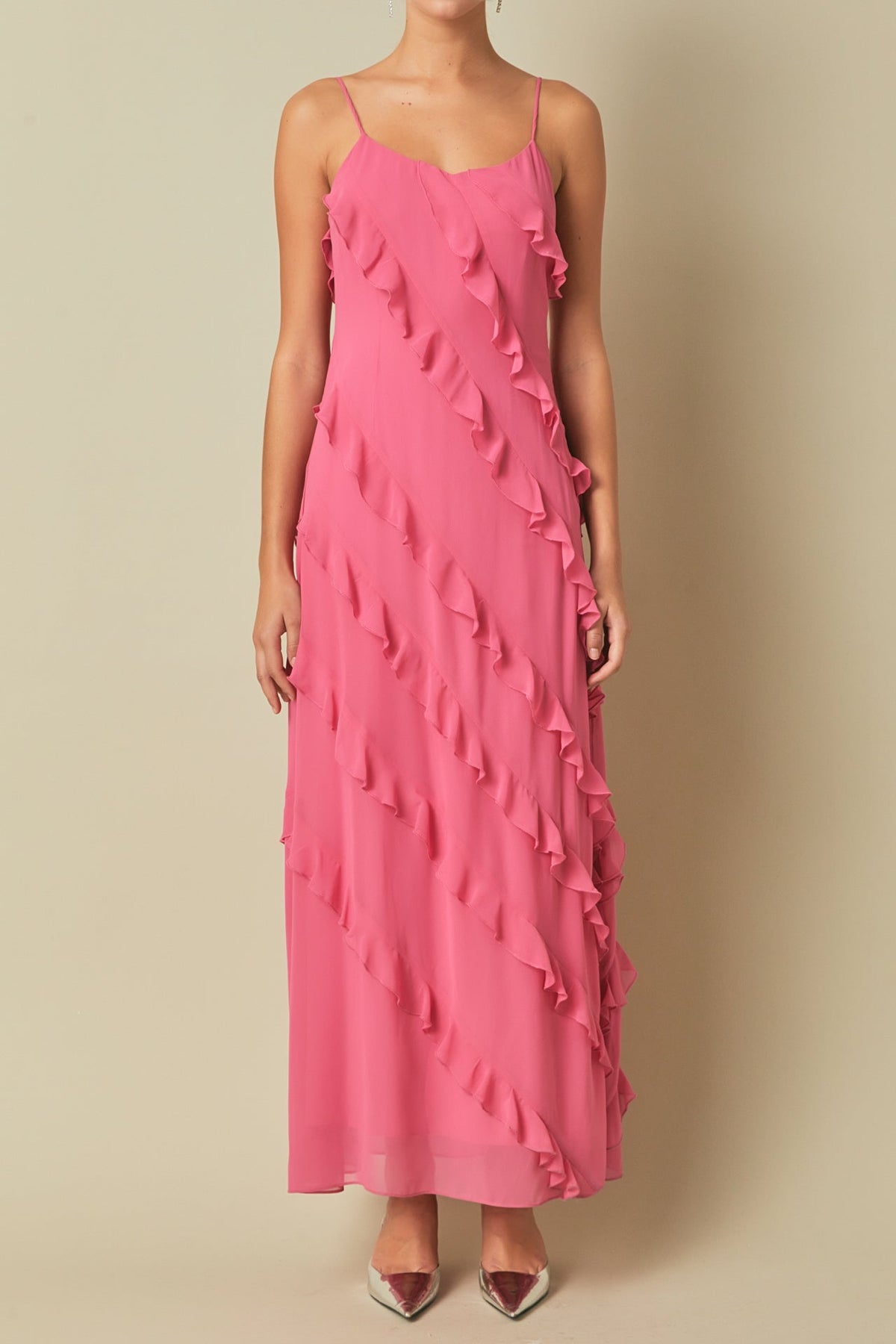 Endless Rose Hot Sale | Slip Ruffled Dress