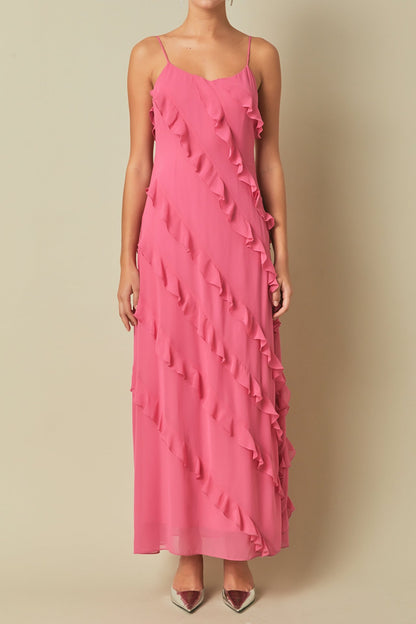Endless Rose Hot Sale | Slip Ruffled Dress
