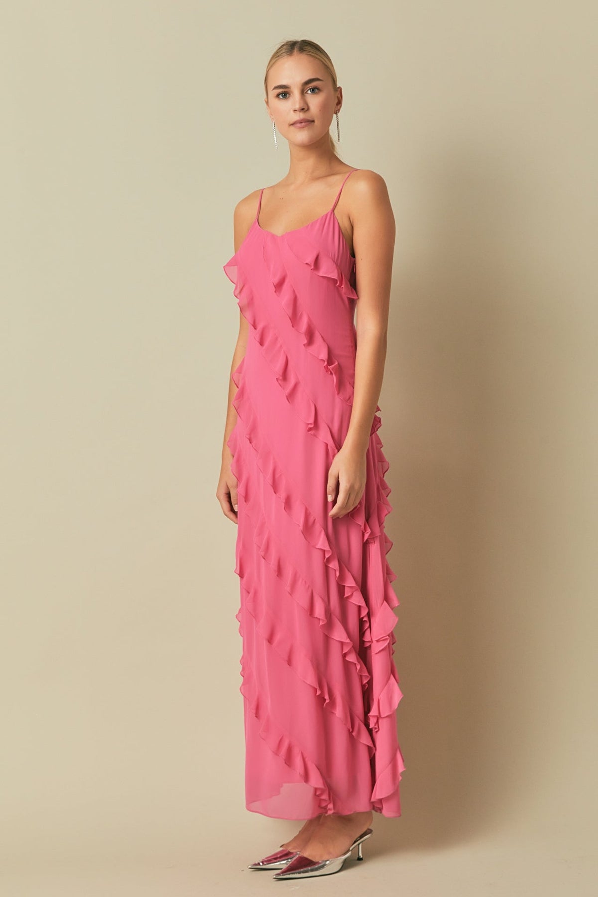 Endless Rose Hot Sale | Slip Ruffled Dress