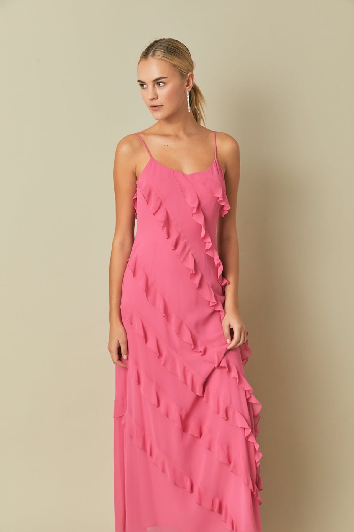 Endless Rose Hot Sale | Slip Ruffled Dress