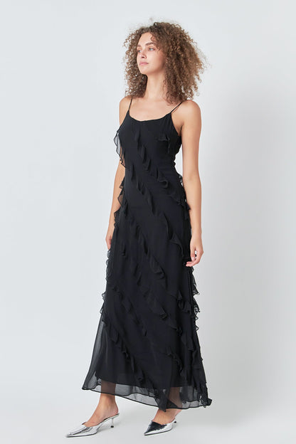 Endless Rose Hot Sale | Slip Ruffled Dress