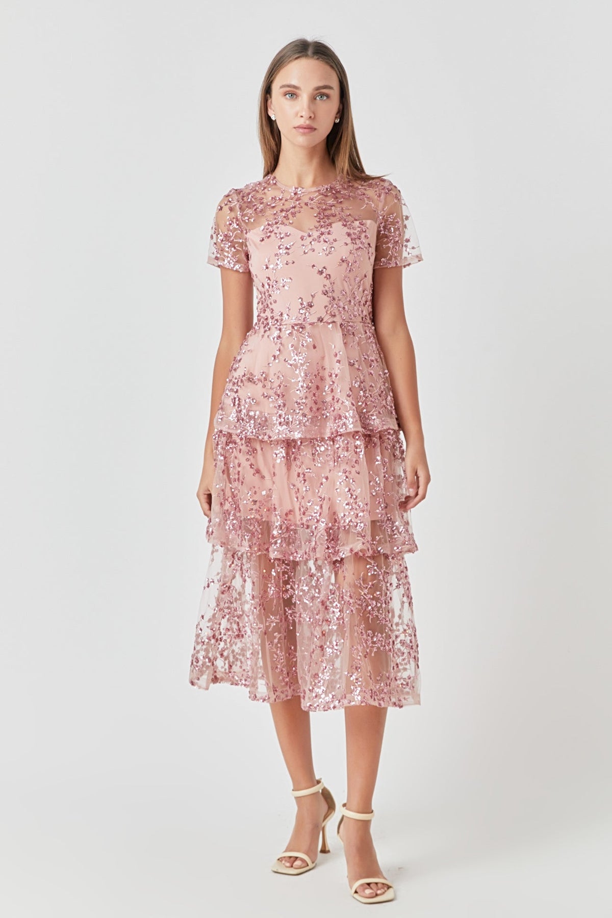 Endless Rose Sale | Sequined Embroidered Maxi Dress