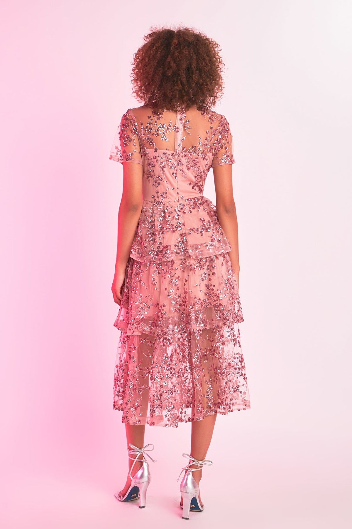 Endless Rose Sale | Sequined Embroidered Maxi Dress
