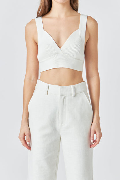 Endless Rose Value | Back Tie Elevated Knit Bralette