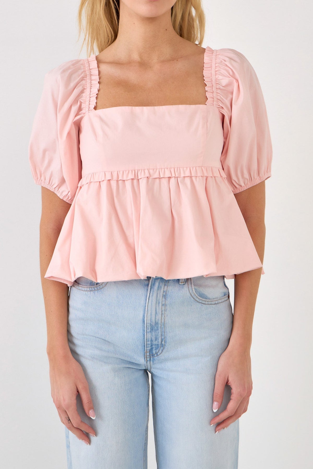 Endless Rose Everyday | Blouson Baby Doll Top