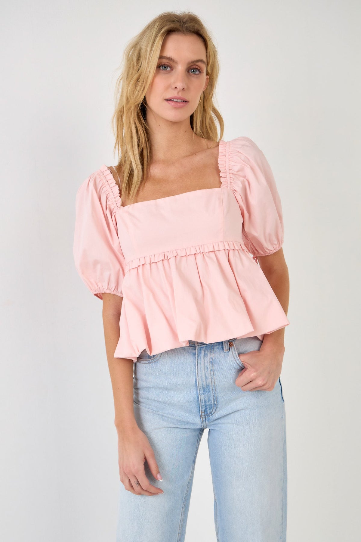 Endless Rose Everyday | Blouson Baby Doll Top