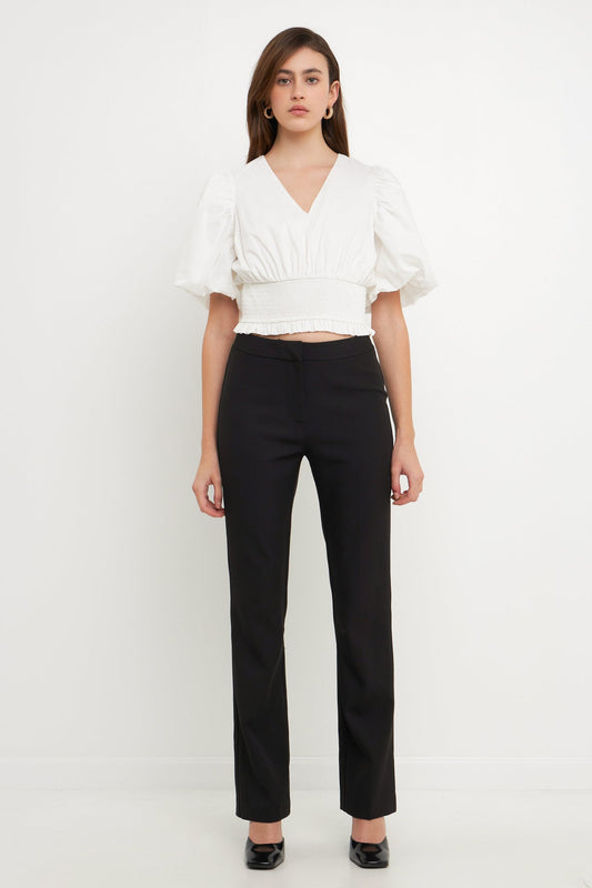 Endless Rose Popular | Smocked waist Top