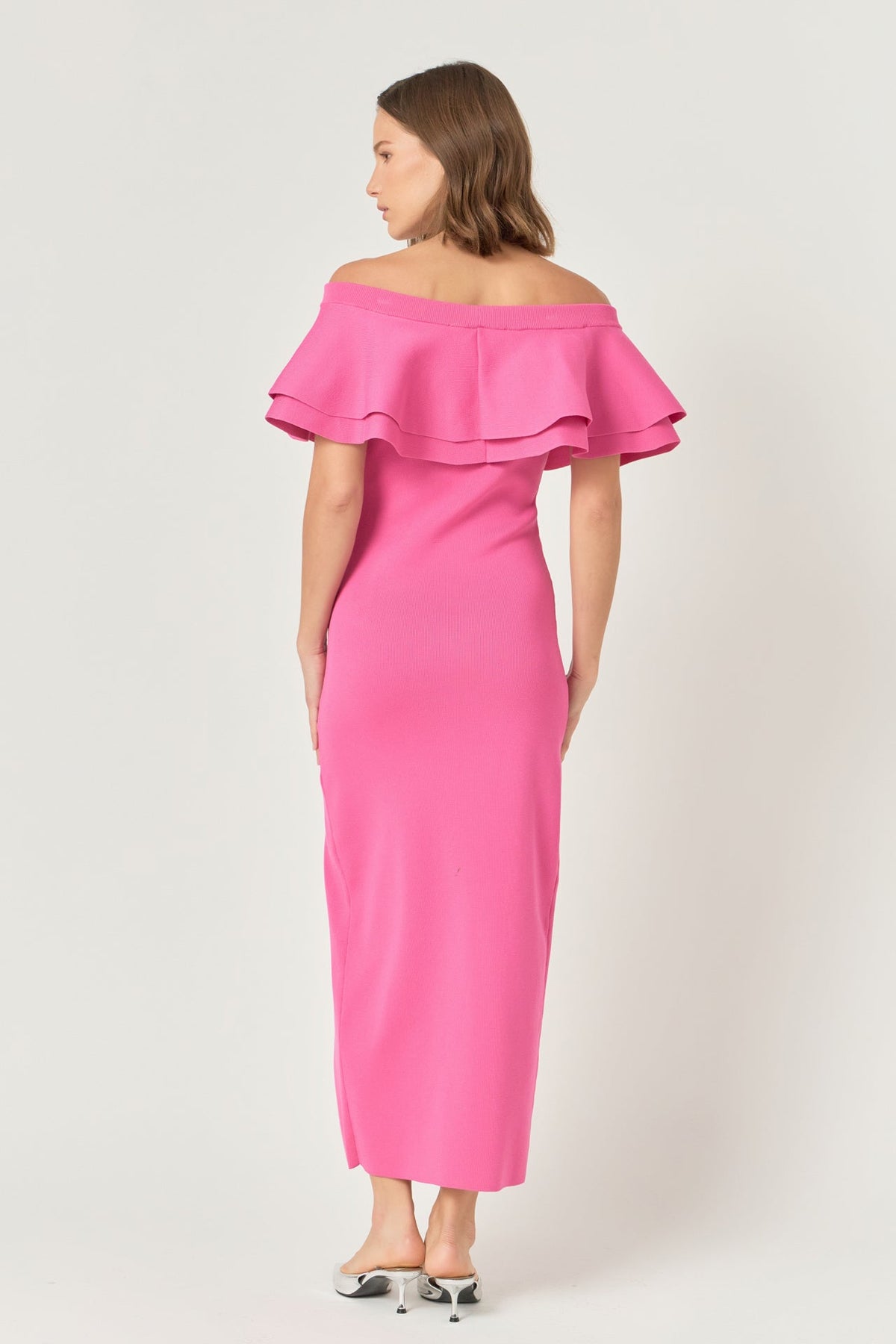 Endless Rose Recommended | Off the Shoulder Ruffle Maxi Dress