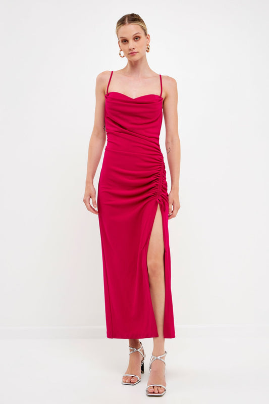 Endless Rose Best Seller | Cowl Neck Maxi Dress
