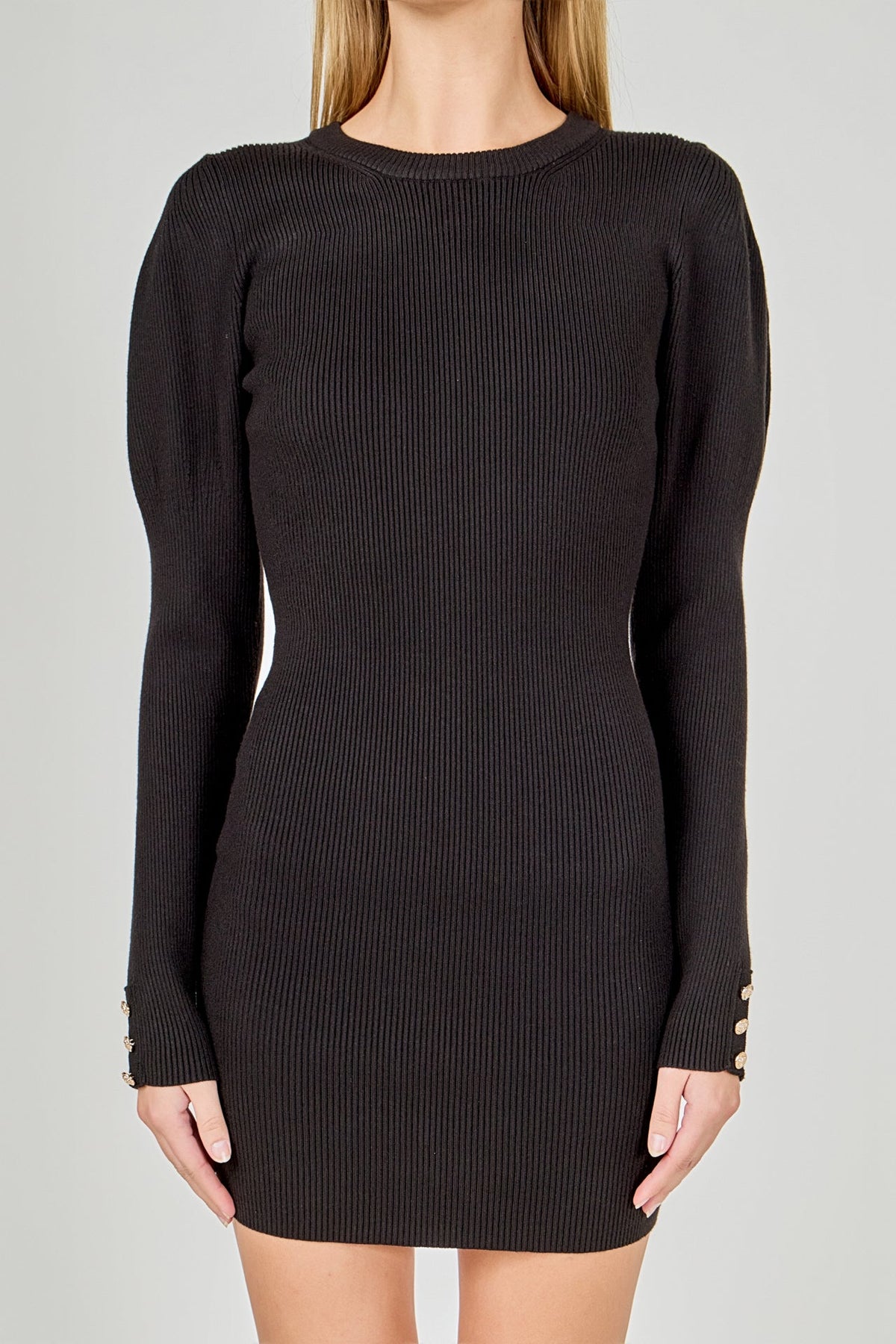 Endless Rose Best Seller | Puff Sleeve Knit Dress
