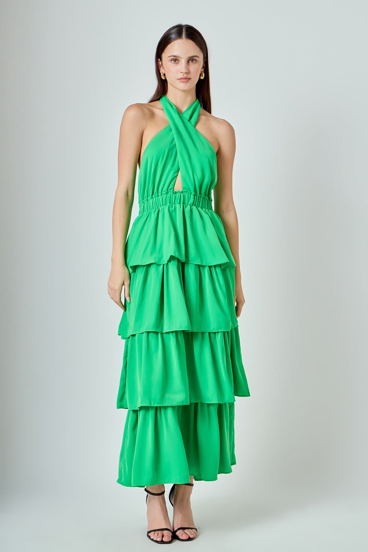 Endless Rose Deals | Criss Cross Halter Maxi Dress