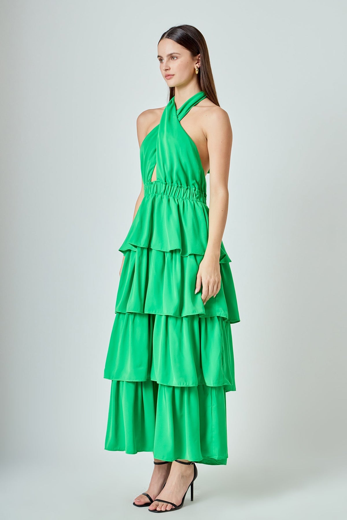 Endless Rose Deals | Criss Cross Halter Maxi Dress